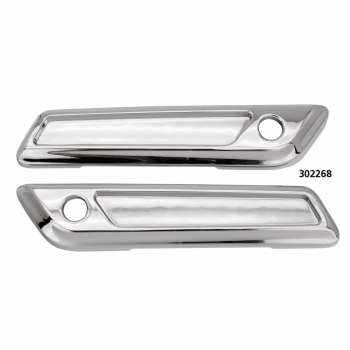 BILLET SADDLEBAG LATCH COVERS